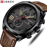 Curren Curren Curren 8324 Belt Six-Hand Water Calendar Men's Multifunctional Business Casual Quartz 
