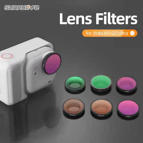 Lens Filter Set For Insta360 GO Ultra MCUV UV CPL 1/4 Black Mist NDPL Film Lens Filters For Insta360