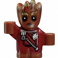 Lego Super Heroes Galaxy 76080 Groot  Baby minifigure Red Outfit with Zipper 銀河守護隊 樹人 BB 人仔
