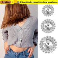 HORIZO 10Pcs/Set Shirt Buttons Durable Sewing Button DIY Scrapbook Accessories