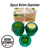 2pcs Garnier Whitening Cream Complete Krim Pelembab Siang Dan Malam Kemasan Gentong +SPF30