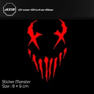 Monster Sticker Cutting Smile Monster Sticker Cool Sticker