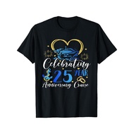 Celebrating 25 Years Anniversary Cruise 25th Anniversary T-Shirt
