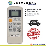 [SG SHOP SELLER] Replacement Air Con Remote Control MIT302 For Mitsubishi Aircon Model : MP04, MP04A, MP04B
