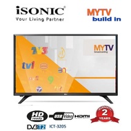 ISONIC LED TV HD 32 INCH(DVB-T2 MYTV) /ACEON 32'' LED SMART ANDRIOD