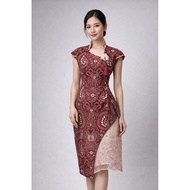 Dina batik dress dress batik dress batik modern