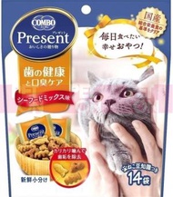 COMBO - NPF Combo Present 日本貓零食牙齒健康和口腔氣味護理 42g (14pack) (05098) (日本平行進口) 此日期前最佳: 2025年7月