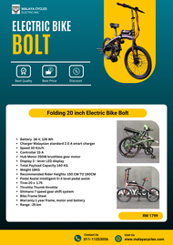 Electric bicycle elektrik Basikal elektrik dewasa scooter adult E bike motor letrik murah