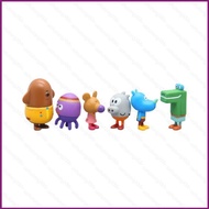 HT 6pcs Hey Duggee Action Figure Model Dolls Toys For Kid Home Decor Ornament Gift For Kids Collecti