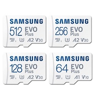 SAMSUNG Micro SD Card Memory Card EVO Plus 64GB U1 128GB 256GB 512GB U3 MicroSD Flash C10 TF Cards Cartao De Memoria for Mobile