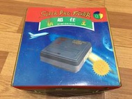 [偉仔的狗窩] 瑕疵品 開機有畫面 無磁碟片可測試 港版磁碟機 超任霸王 SUPER PRO FIGHTER