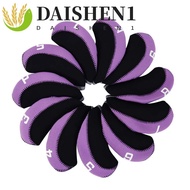 DAISHEN1 Spider Head Cover Durable Golf Iron Covers Set Protector Case With Number Design Golf Putte