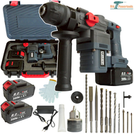 MOLITA สว่านโรตารี่ไร้สาย 399V มอเตอร์ไร้แปรงถ่าน สว่านโรตารี่ สว่านกระแทก สกัด เจาะปูน สว่าน สกัดโร