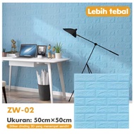 (ZW-02) 3D Wallpaper for Walls, 3D Foam Brick Motif Walls, 50cm x 50cm