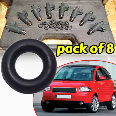 For Audi A8 4D A8 4E TT MK1 8N MK2 8J A6 C5 4B 8pc Fuel Injector Nozzle Sealing O-Rings 06A906145 WH