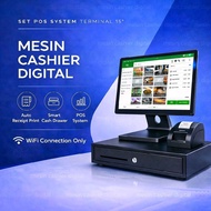 Terminal Mesin Cashier Digital POS System Terminal Android Printer Cash Drawer E Invoice LHDN