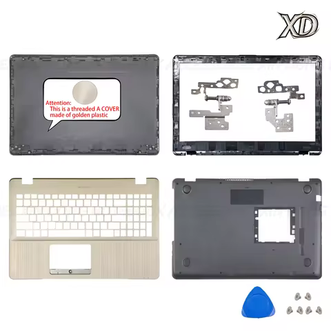 Laptop LCD Back Cover Bezel Palmrest Keyboard Bottom Case For A580 X542 X542UR X542UQR X542UN X542UQ