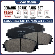 4pcs Rear Disc Brake Pad For HONDA CITY JAZZ 43022-SR3-G01