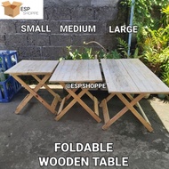 Wooden Foldable Table Quality Palochina Wood
