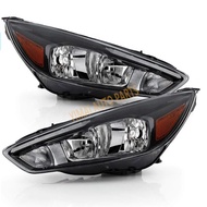 Black Headlights w/LED DRL auto lighting system car lamp for ford focus 2015 2016 2017 US style OEM 