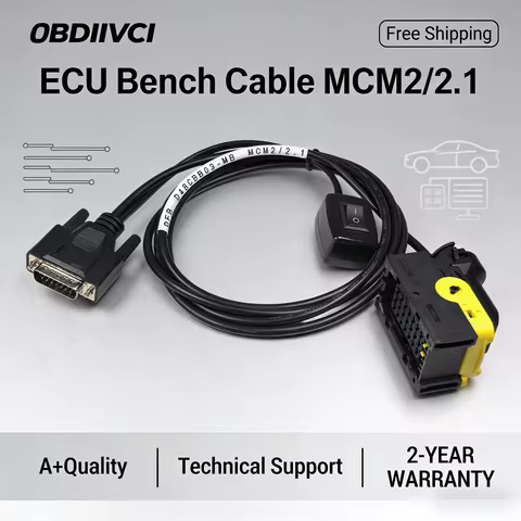 For MB MCM2/2.1 K+CAN ECU Bench Cable For Mercedes-Benz Truck & For Claas Tractor ECU & Diagnostic T