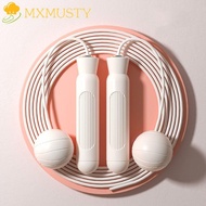 MXMUSTY Cordless Jump Rope Switchable Burning Fat Exercise Weightless Rope Gym Jump Rope Ball Jump Rope Weighted Silent Training Sports Weighted Rope