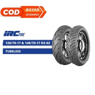 Sepasang Ban Luar  IRC RX-02 R RING 17 Ukuran 120/70 & 140/70 -Original