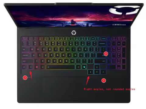 Laptop Keyboard Cover Skin For Lenovo Legion 7i Gen 10 / Legion 7 Pro Gen 10 2025 16AFR10H / Legion 