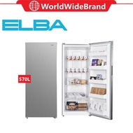 Elba 570L Frost Free Upright Freezer EUF-K5744FF(SV) With Large Size Compartment And Universal Caster Wheel