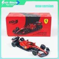 BBR 1/64 Ferrari SF23 #16 #55 F1 Car 2023 Bahrain Model Car Simulation Static Display Alloy Cars Mod