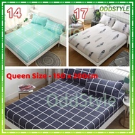 🌟【 Murah Sekali】🌟Quality Korea Style Design Single Queen King Fitted Bedsheet Bed Sheet Tilam Pillow