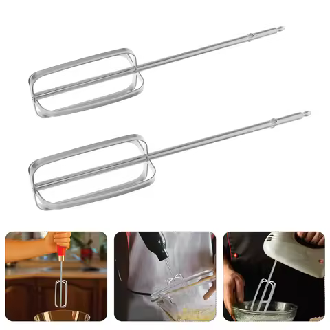 2 Pcs Stainless Steel Hand Mixer Attachments Beaters Hand Mixer Beaters Attachments Replacement Part