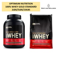 Optimum Nutrition Whey Gold Standard 2lbs/5lbs/10lbs