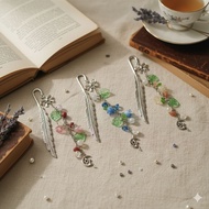 Bookmark charm/bookmark iron/bookmark aesthetic flower bookmark flower