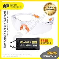 GOOGLE Argos Clear Transparent Safety Glasses