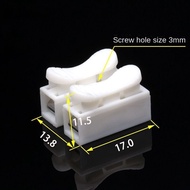 10-100PCS Two-position Push-type Lamp Connector CH2 Quick Terminal Wire Butt Joint Terminal Spotligh