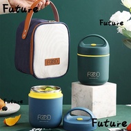 FUTURE Thermal Lunch Box for Student Kids Vacuum Cup Thermos Insulated Lunch Bag