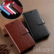 Flip Casing for Poco F7 Ultra F6 F5 F2 Pro F4 F3 GT 5G Pocophone F1 Vintage Leather Solid Color Case