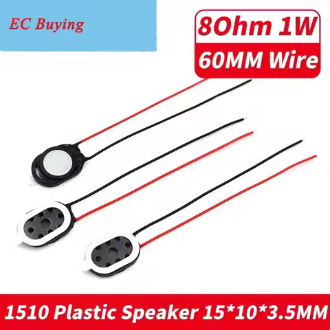 5Pcs/Lot 1510 Speaker Phone Tablet Micro Speaker 1W 8R 8Ohm 1 Watt 1015 10 * 15MM 3.5MM Thick 15*10*