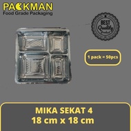 MIKA RICE BOX 18x18 4 SETTINGS MIKA RICE BOX RICE BOX FOOD BOX/ SIZE 18x18 20x20 22x22