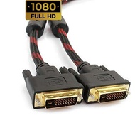 1.5M/3M/5M DVI Cable 24+1 Gold Plated DVI-D Dual Link