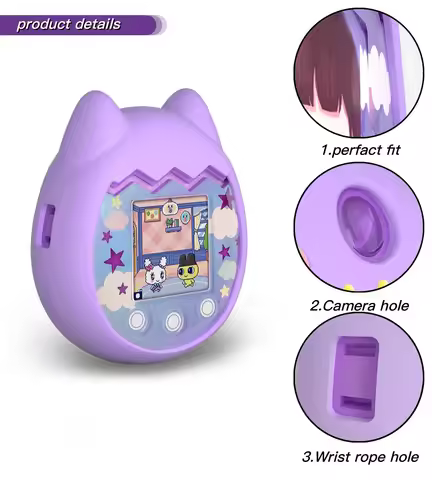 Shockproof Silicone Virtual Electronic Pet Game Machine Protective Case Cover For Tamagotchi Pix