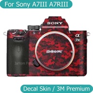 A7III A7RIII A7RIIIA Decal Skin Vinyl Wrap Film Camera Sticker Coat For Sony A7M3 A7RM3 A7R3 A7R3A A