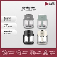 ECOHOME Air Fryer & Dehydrator 8 in 1 Function EAF777 4.5L Capacity with Panoramic Glass 360 View
