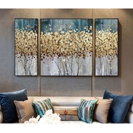 Abstract gold tree painting, panel painting, fineart painting, modern minimalist panel painting, mod
