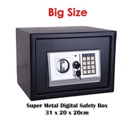 BuzzTech Premium Safety Box Home Office Hotel Digital Safe Box Money Box Metal Security Box Peti Sim