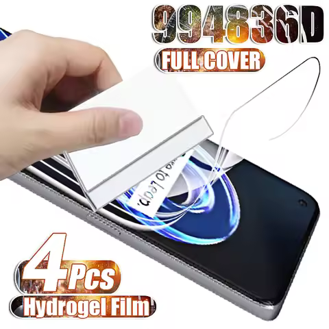 4PCS Curved Soft Hydrogel Film For Realme 9 Pro Plus Pro+ 9i 5G Screen Protectors Not Glass For oppo