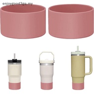 【L&Z】 7.5cm/9cm Silicone Cup Boot Bottom Anti-slip Protective Sleeve Cover For 40oz Tumbler Thermos 