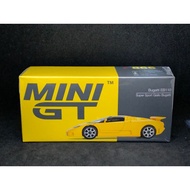 Mini GT 866 Bugatti EB110 Super Sport Giallo Bugatti 1/64 (Box/Blister) Đồ chơi mô hình xe hơi
