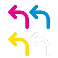 Arrow Direction Sticker - Front RightKiri - Kiri